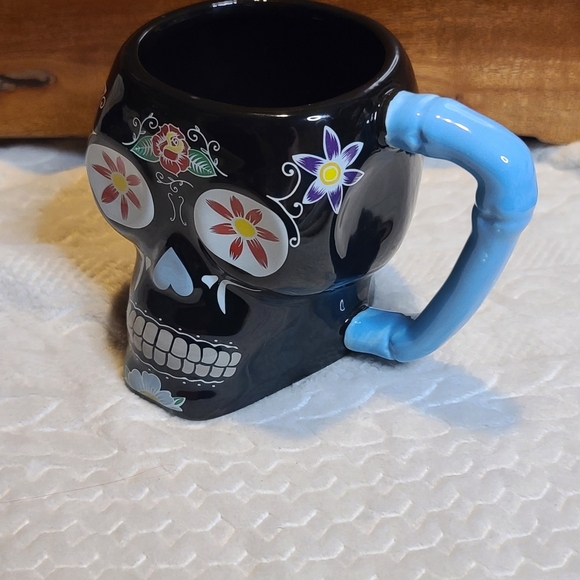 Day Of The Dead Sugar Skull Coffee Mug - Picture 3 of 6